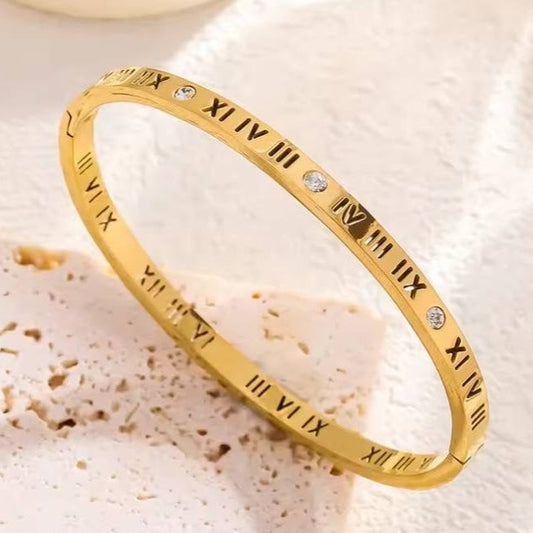 Roman Numerals Bangle